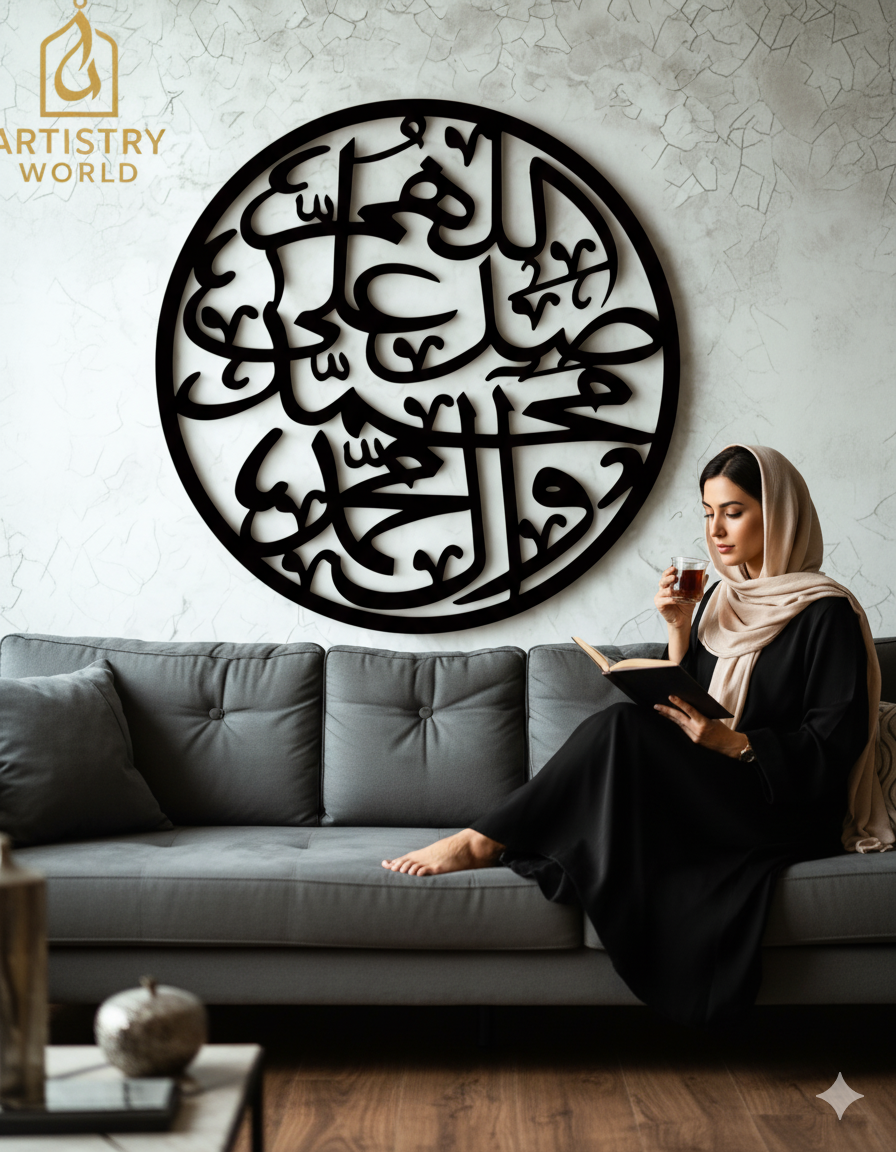 Darood Shareef - Islamic calligraphy - Wooden Wall Decor