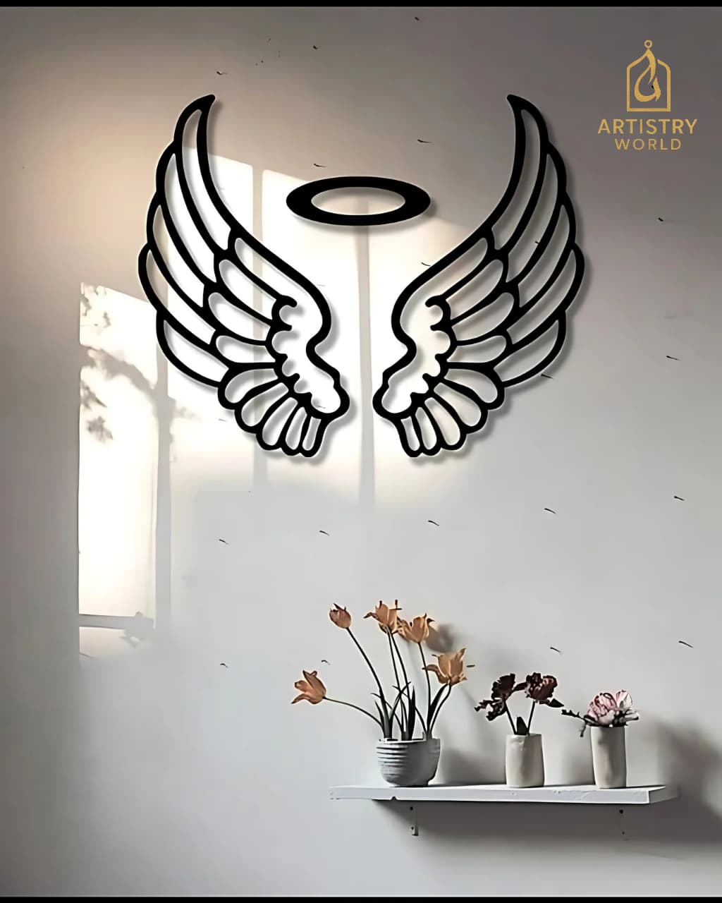 Wooden Angel Wings – Abstract Wall Art - Artistry World