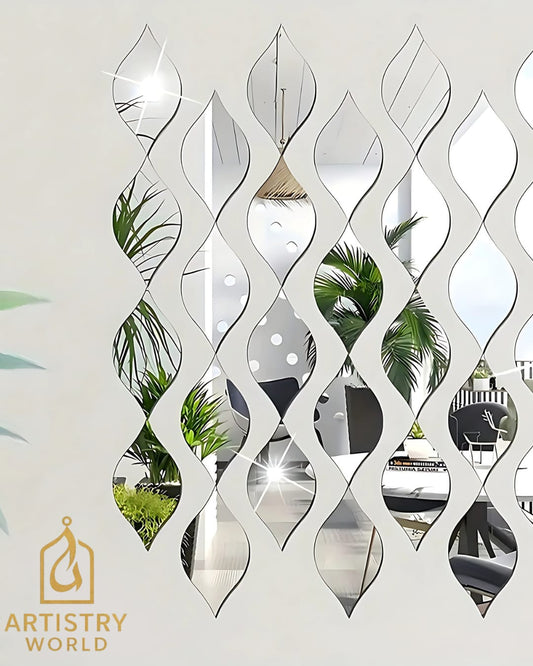Flame Acrylic Mirrors – Acrylic Wall Art – Abstract Beauty
