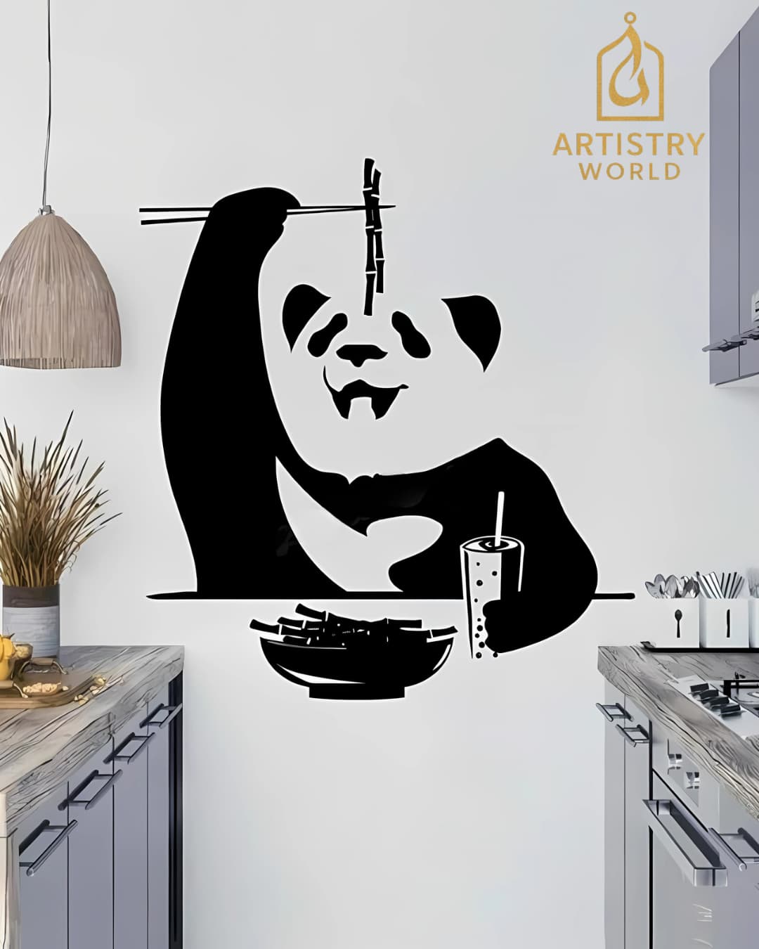 Hungry Panda – Beautiful Home Decor – Wooden Wall Art