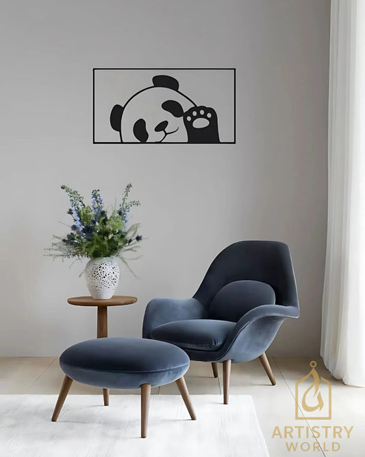 Hello Panda Wall Art - Artistry World